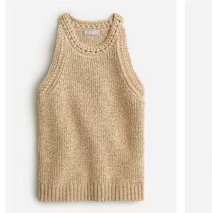 J Crew high neck textured pointelle sweater